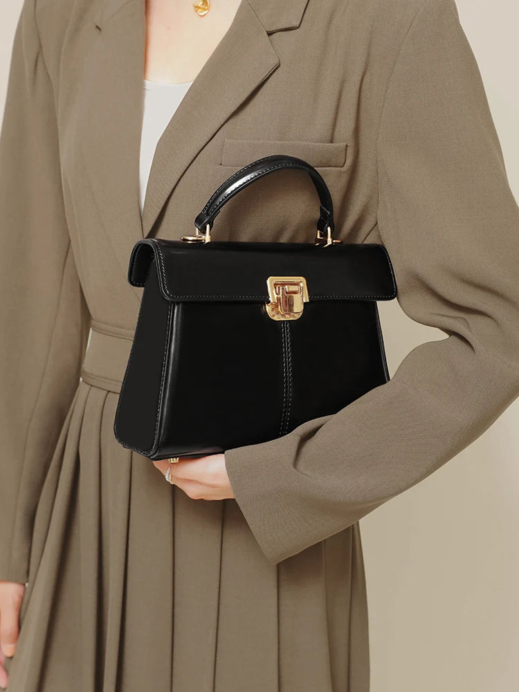 Vellure™ Leather Square Messenger