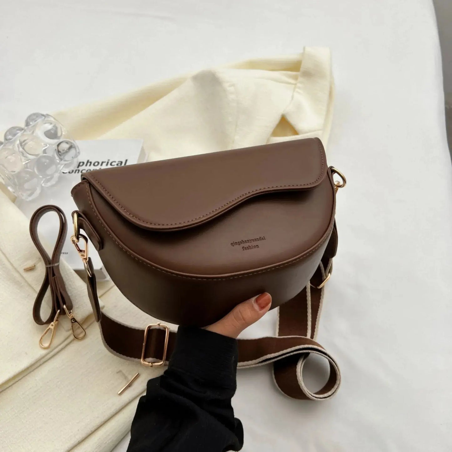 SoftSway™ Vintage Saddle Bag