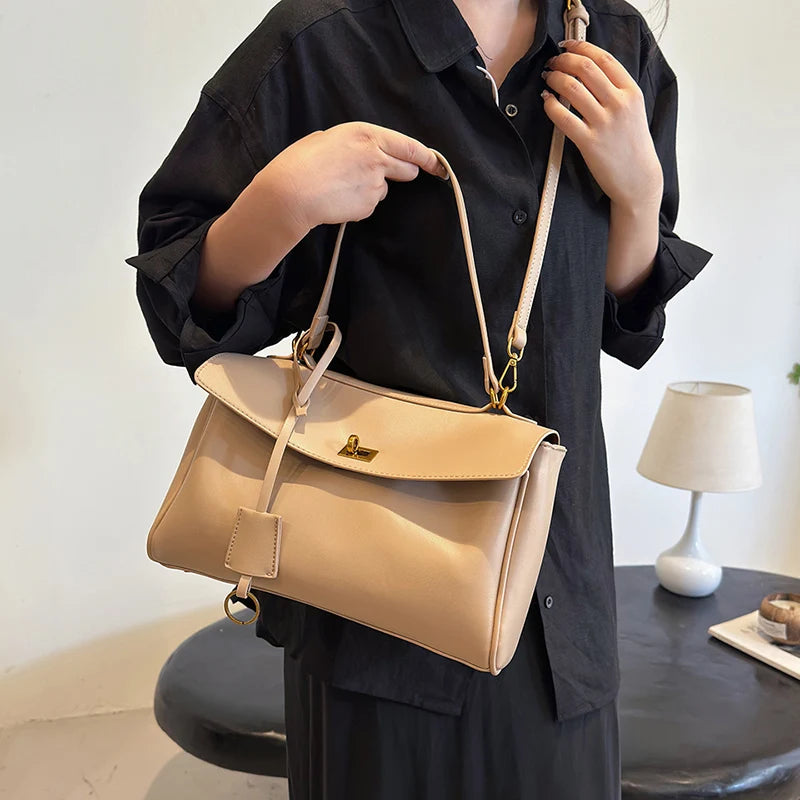 Marcelli Soft-Touch Shoulder Tote