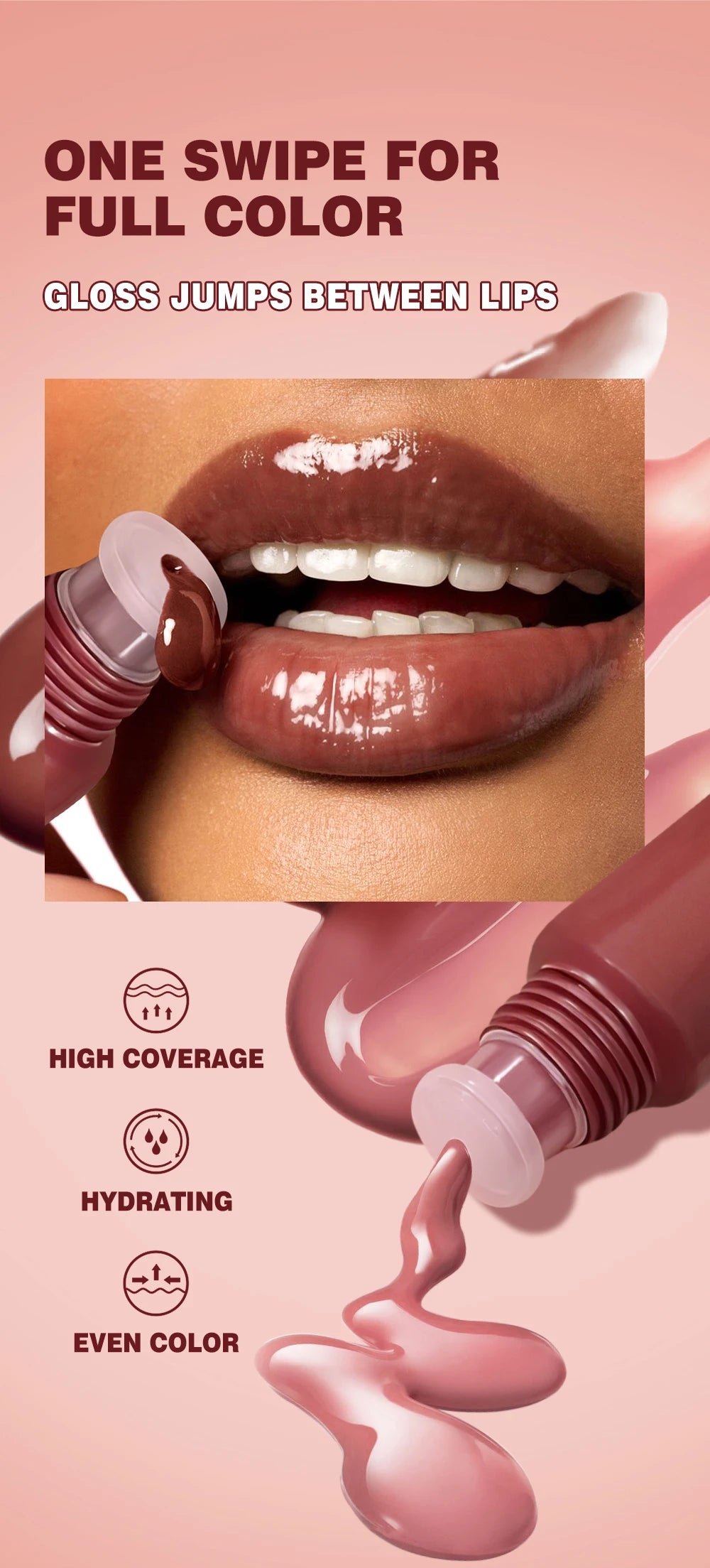GlossPop Serum Tint – Hydrating Lip Glaze
