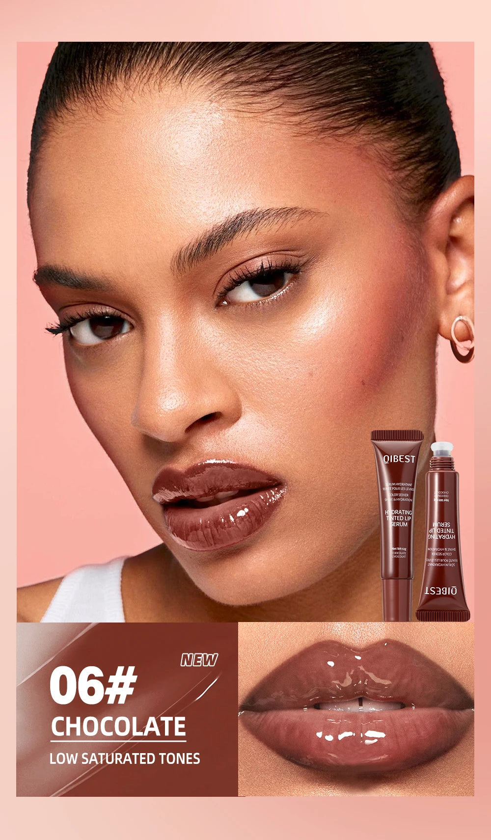 GlossPop Serum Tint – Hydrating Lip Glaze
