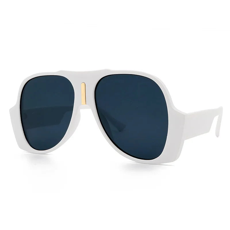 SunSnatched™ Oval Luxe Shades – Mirror UV Edition