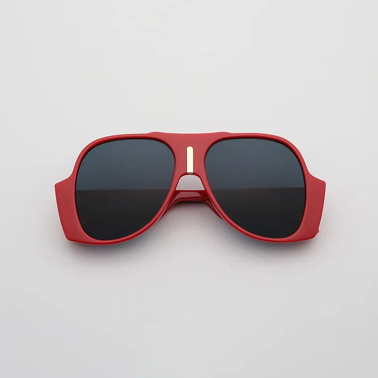 SunSnatched™ Oval Luxe Shades – Mirror UV Edition