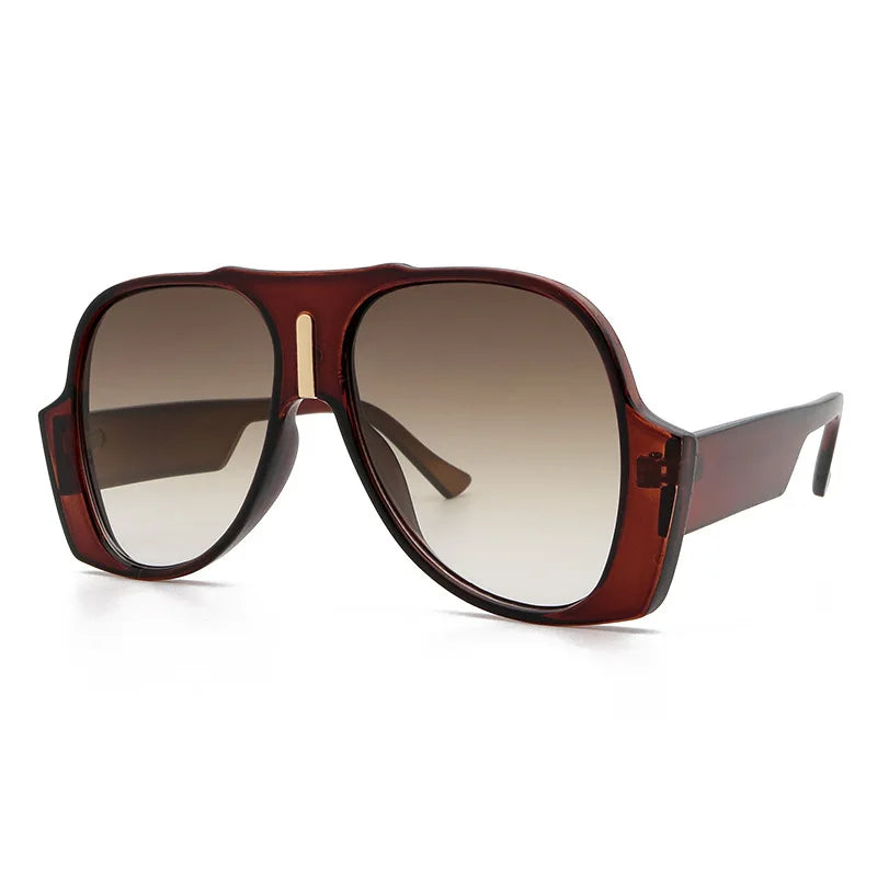 SunSnatched™ Oval Luxe Shades – Mirror UV Edition