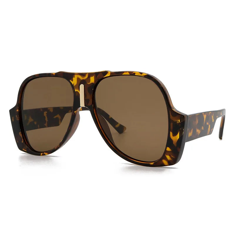 SunSnatched™ Oval Luxe Shades – Mirror UV Edition