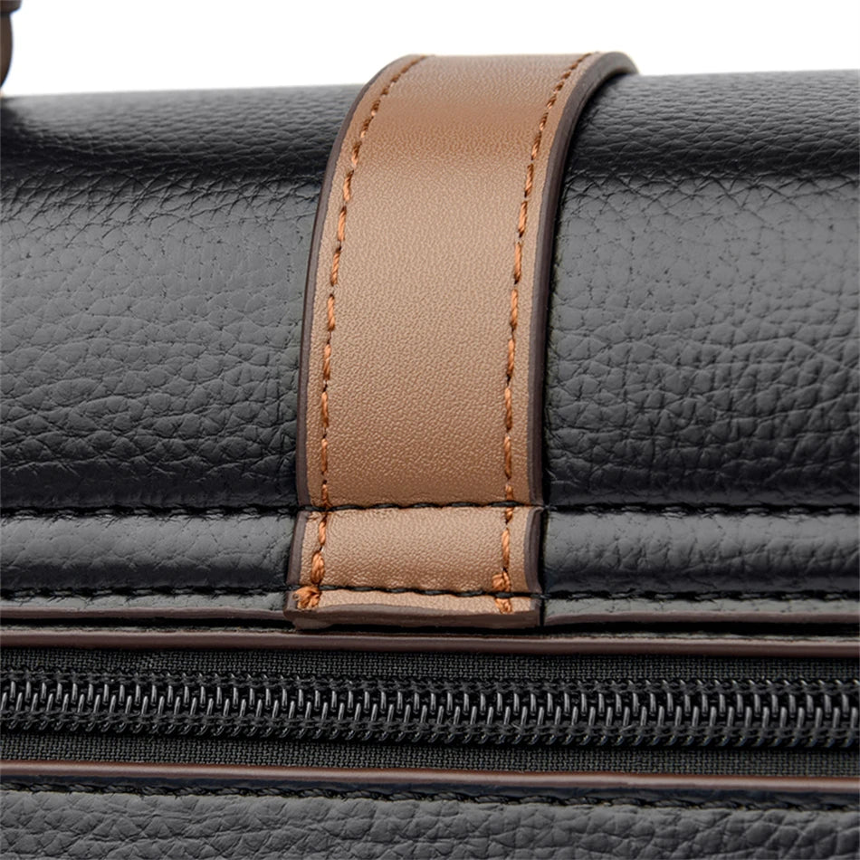 Lumière Patch Flap — Chic Microfiber Leather Shoulder Bag