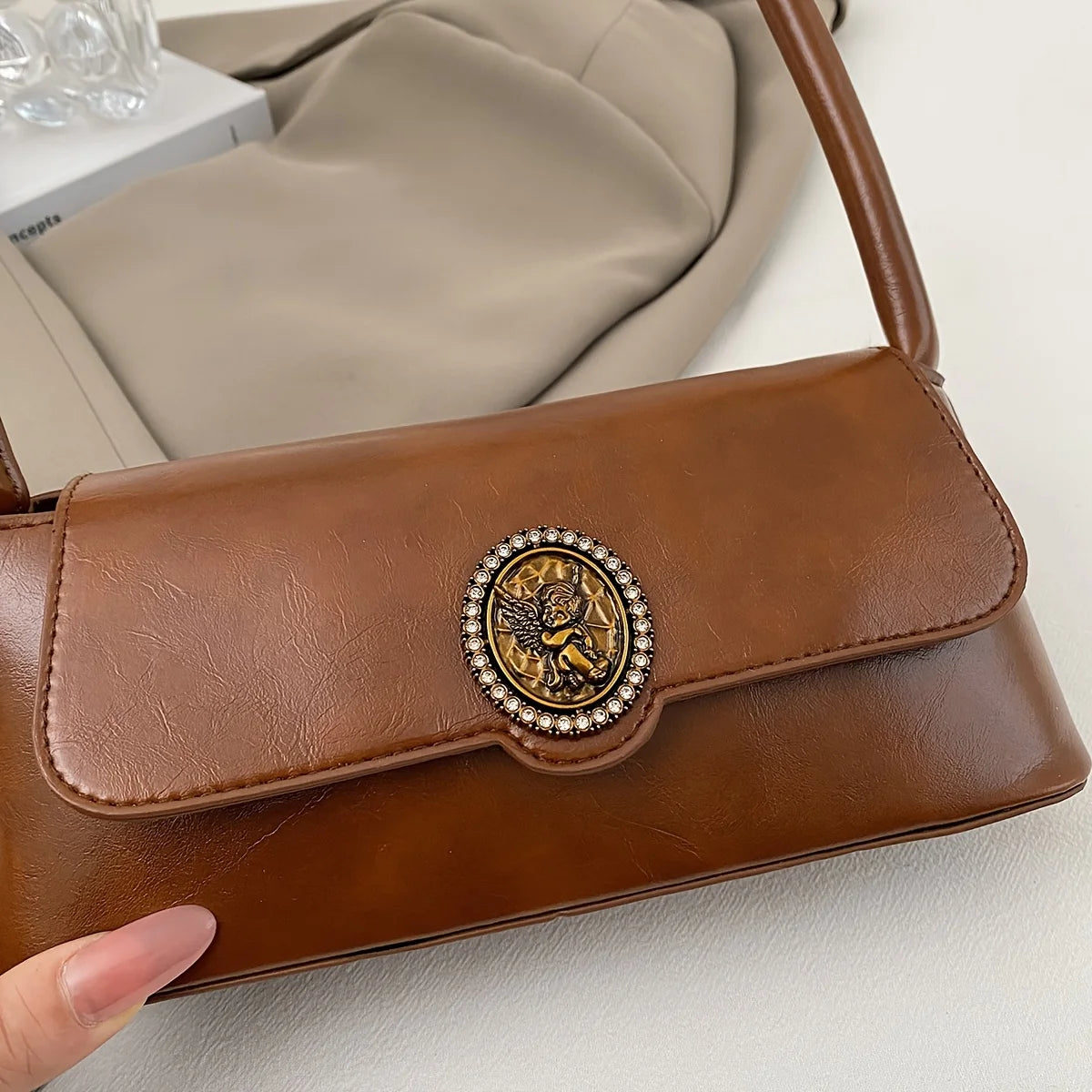 Selene™ Designer Baguette Bag