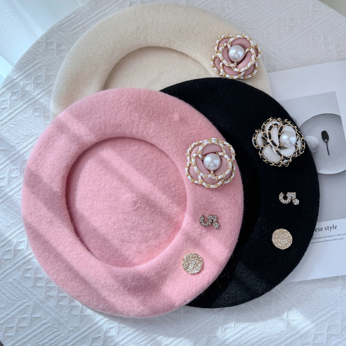 The Amélise™ Wool Beret