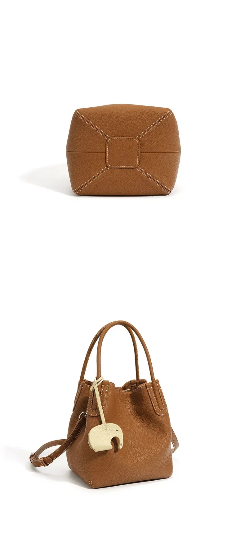 Levo™ Soft Leather Bucket Bag