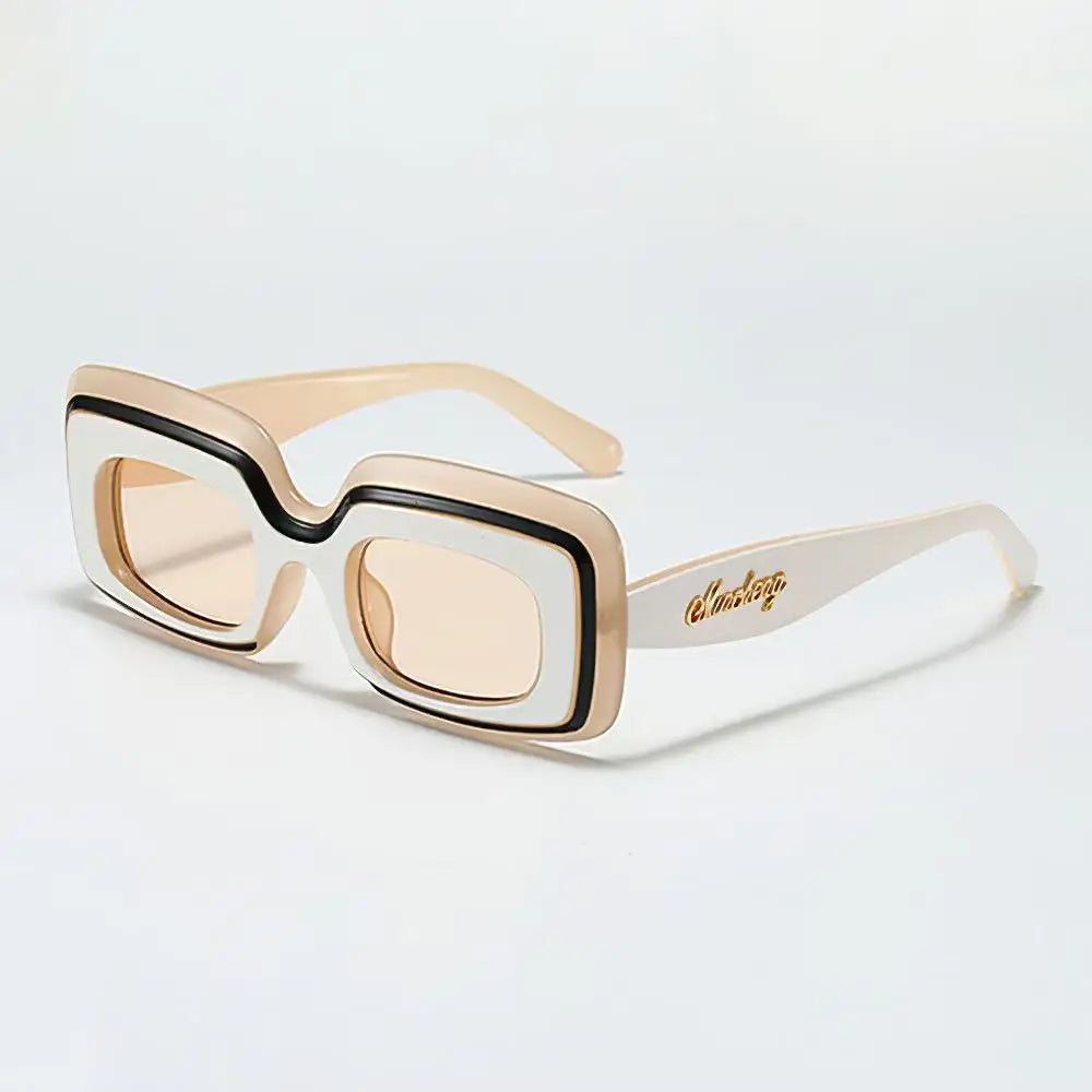 ShadeGame™ Square Luxe Sunnies – Bold Mirror Edition