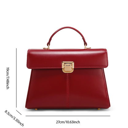 Vellure™ Leather Square Messenger