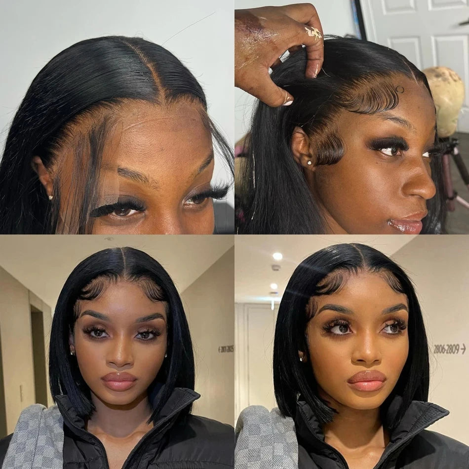 SleekMuse HD Lace Wig – Straight Brazilian Hair (4x4 / 13x4)