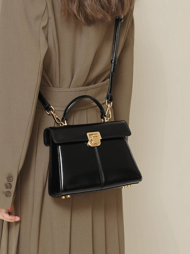 Vellure™ Leather Square Messenger