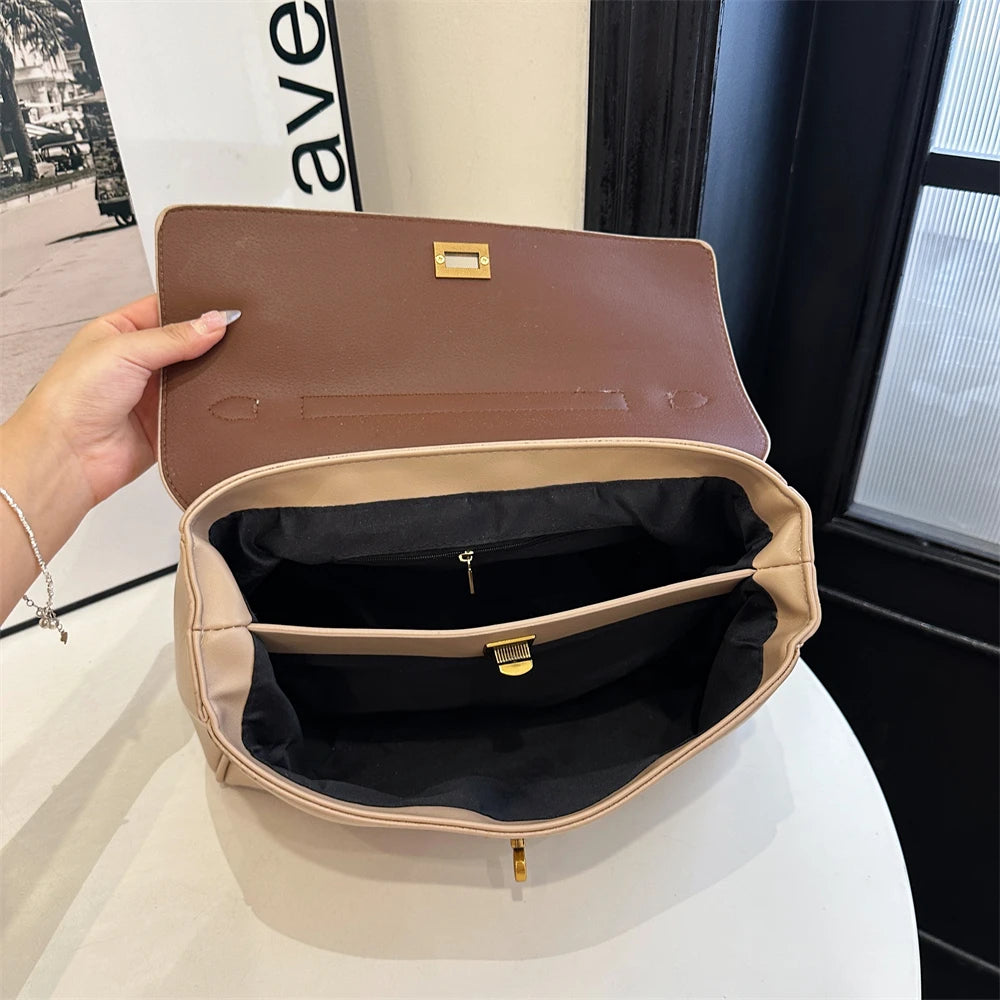 Marcelli Soft-Touch Shoulder Tote