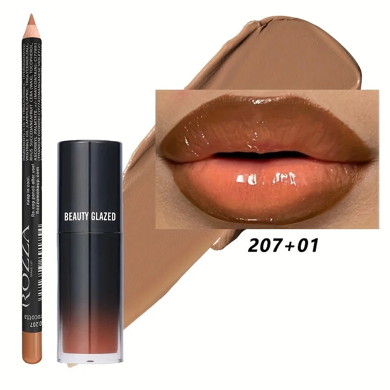 The Liora™ Matte Lip Liner and Lip Oil