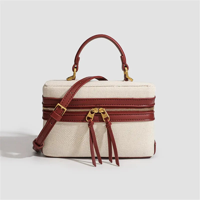 The Structure Edit — Canvas Box Shoulder Bag