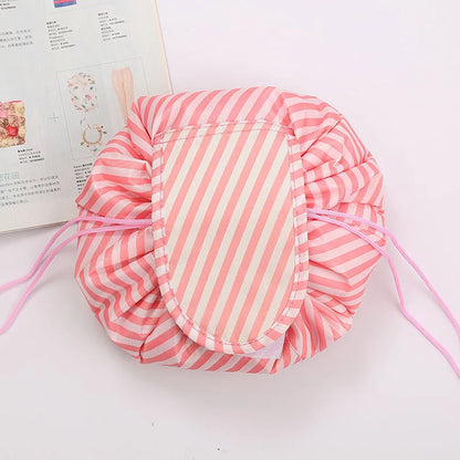 GlamFold Travel Cosmetic Bag – Waterproof Drawstring Pouch