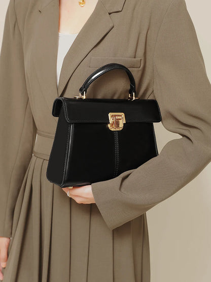 Vellure™ Leather Square Messenger