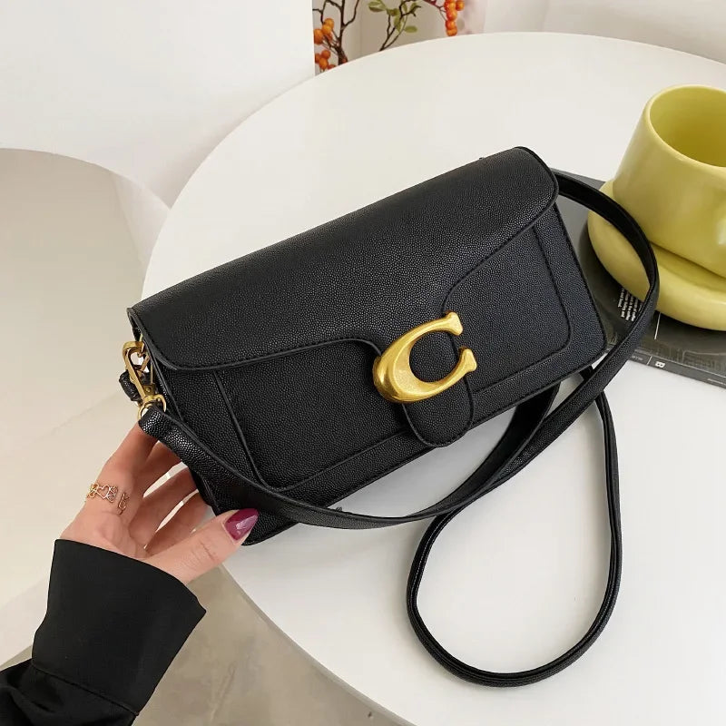 Virelle Classic PU Shoulder Satchel