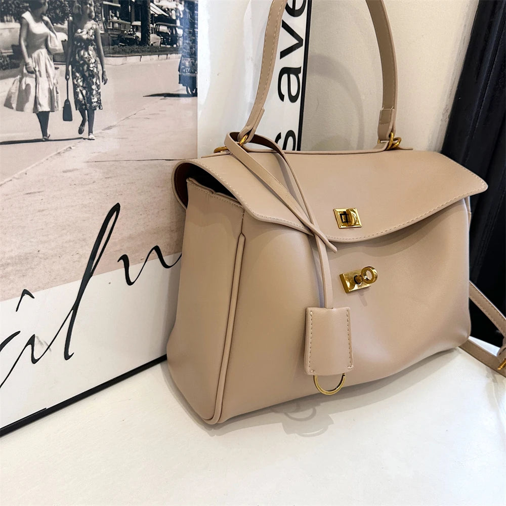 Marcelli Soft-Touch Shoulder Tote