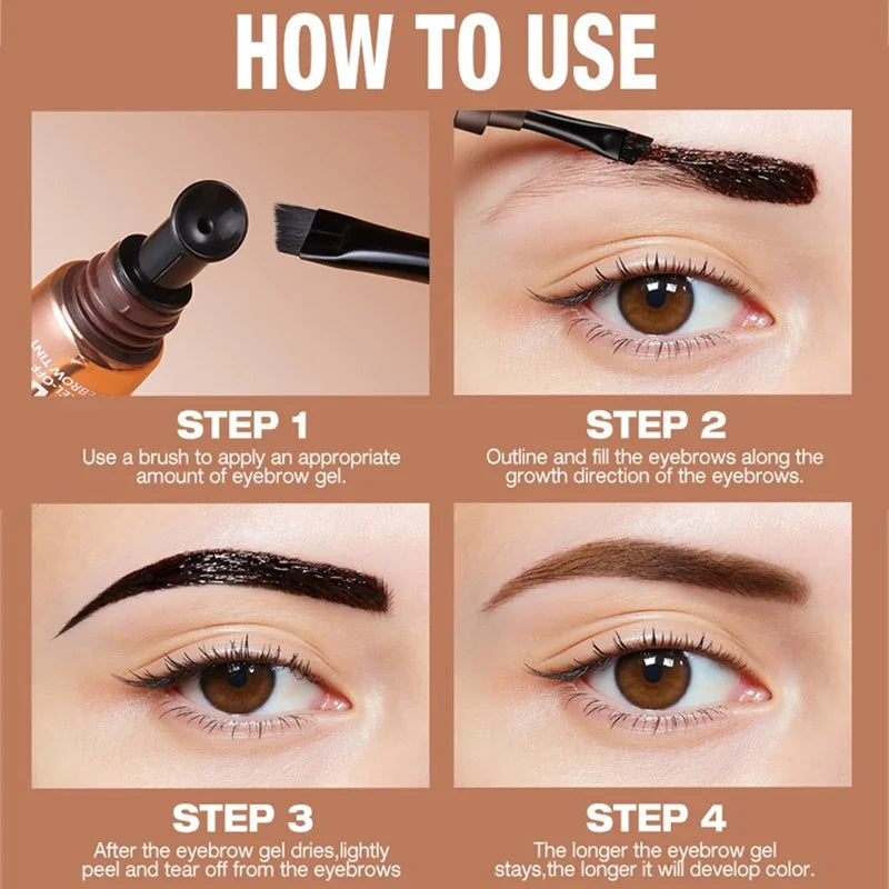 BrowTint™ Peel-Off Gel — 3-Day Waterproof Color