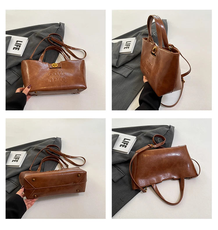 The Valen™ Leather Messenger Bag
