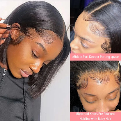 SleekMuse HD Lace Wig – Straight Brazilian Hair (4x4 / 13x4)