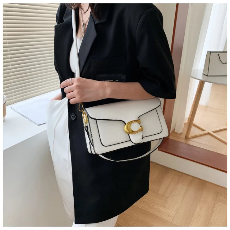 Virelle Classic PU Shoulder Satchel