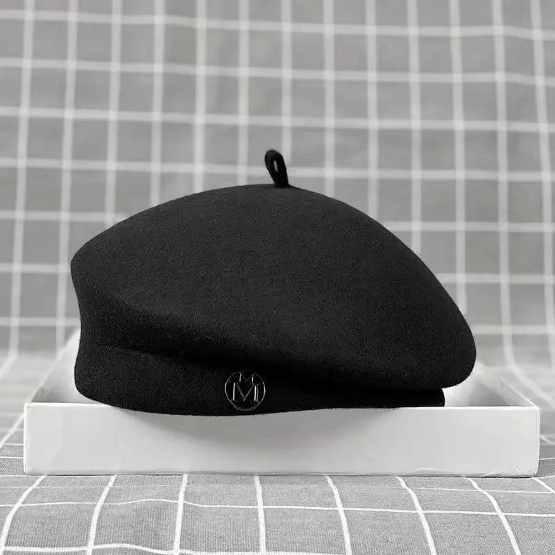 ChicWool™ Parisian Winter Beret – Cozy Elegance for Women