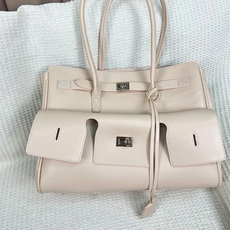 CitySoft™ Genuine Leather Tote