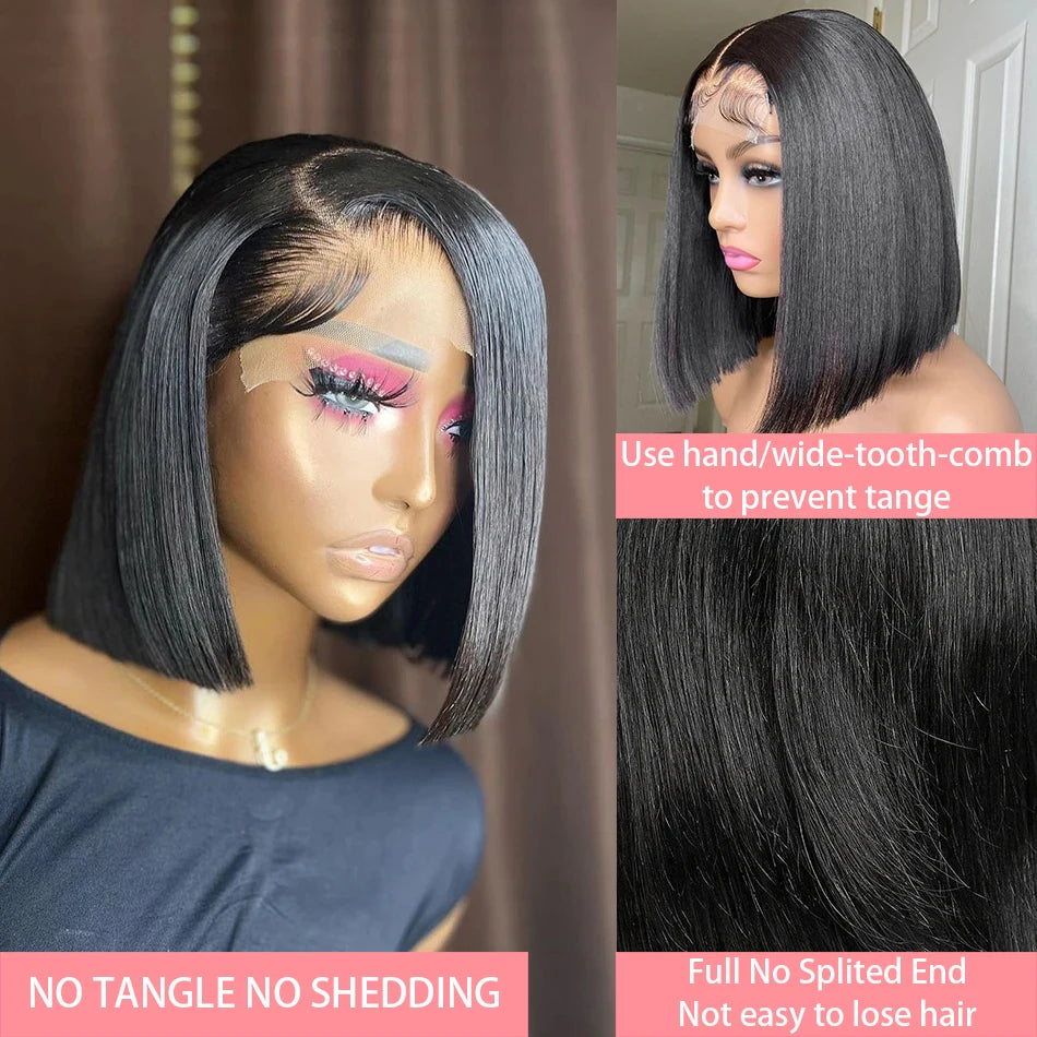 SleekMuse HD Lace Wig – Straight Brazilian Hair (4x4 / 13x4)