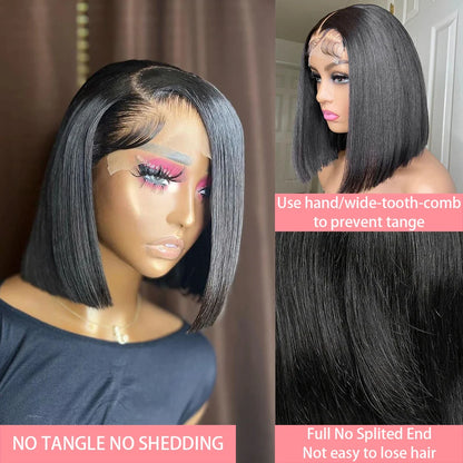 SleekMuse HD Lace Wig – Straight Brazilian Hair (4x4 / 13x4)