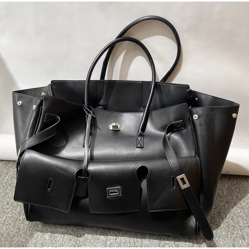 CitySoft™ Genuine Leather Tote