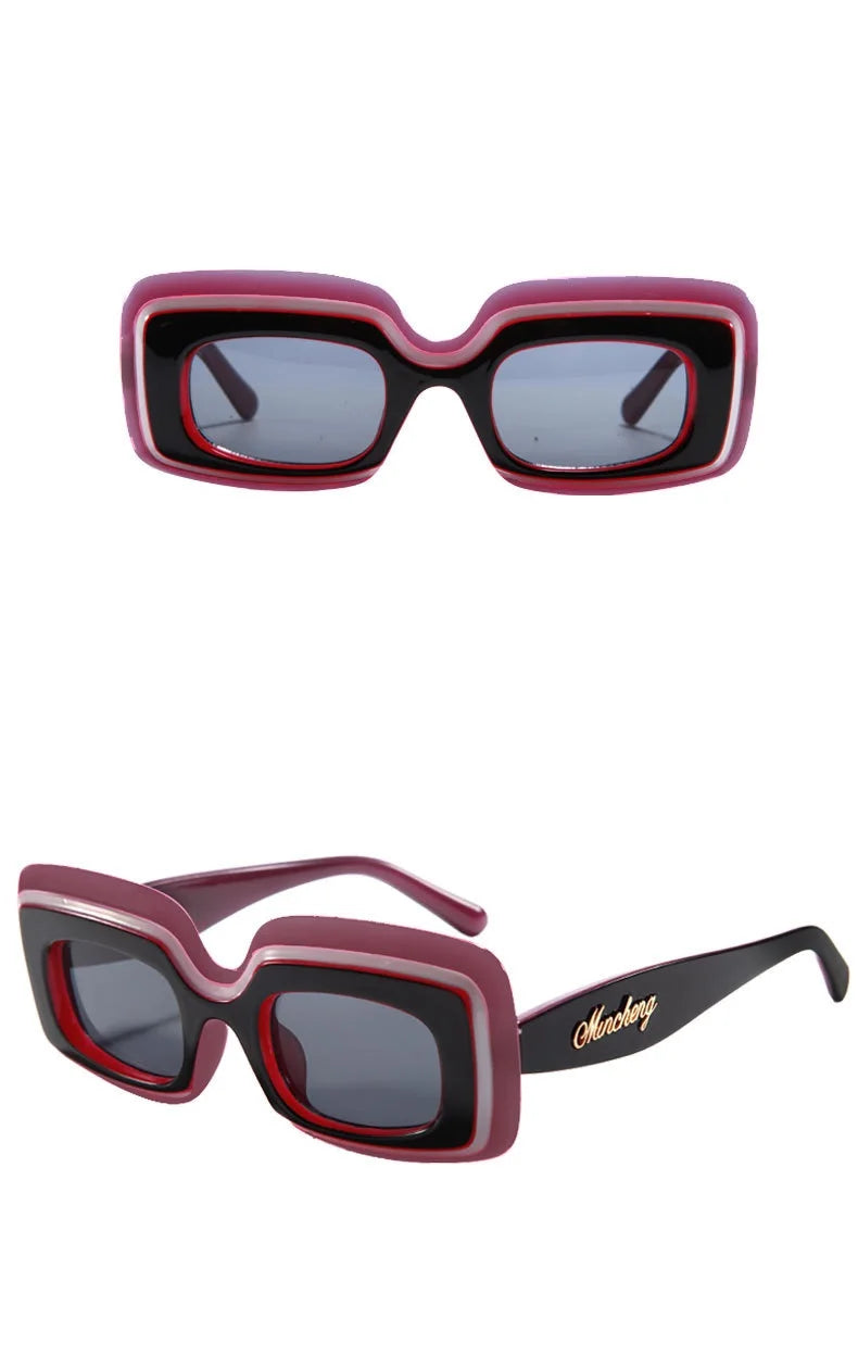 ShadeGame™ Square Luxe Sunnies – Bold Mirror Edition