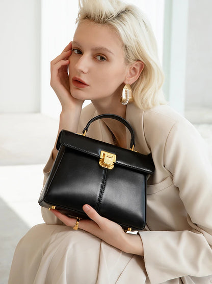 Vellure™ Leather Square Messenger