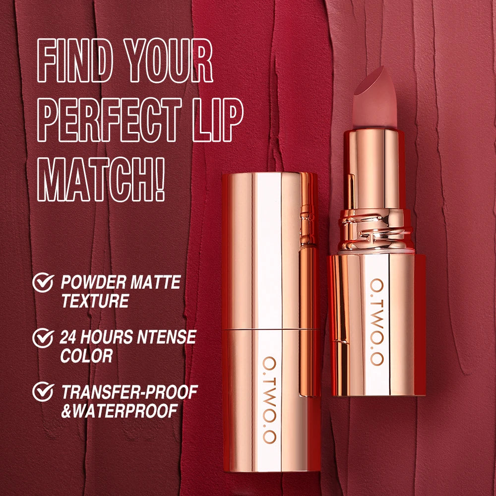 StayLuxe Matte Lipstick – 12HR Waterproof Wear