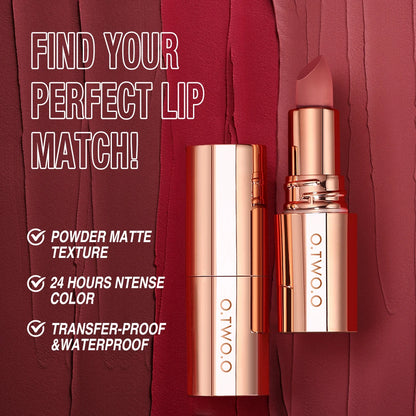 StayLuxe Matte Lipstick – 12HR Waterproof Wear