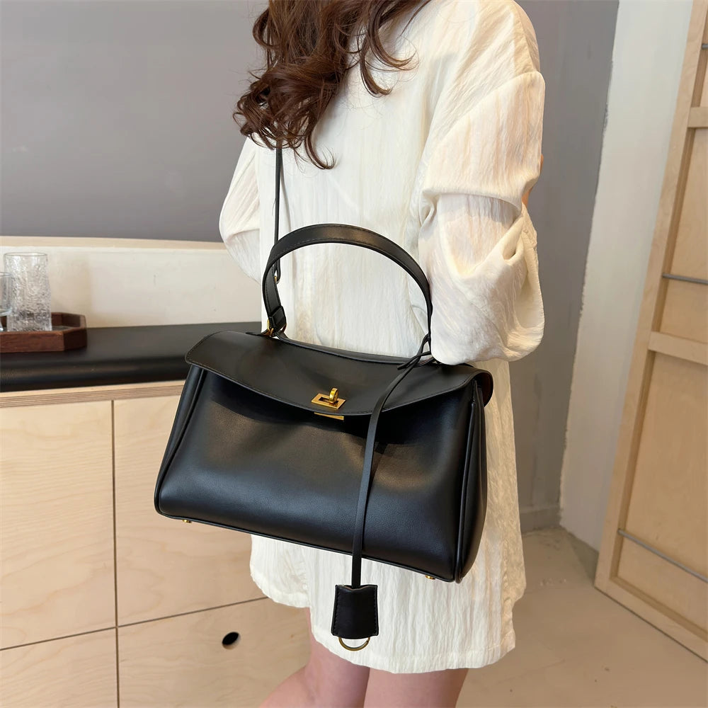 Marcelli Soft-Touch Shoulder Tote