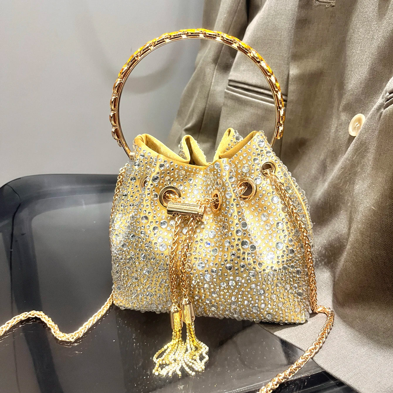 Averra Mini Bucket Handbag
