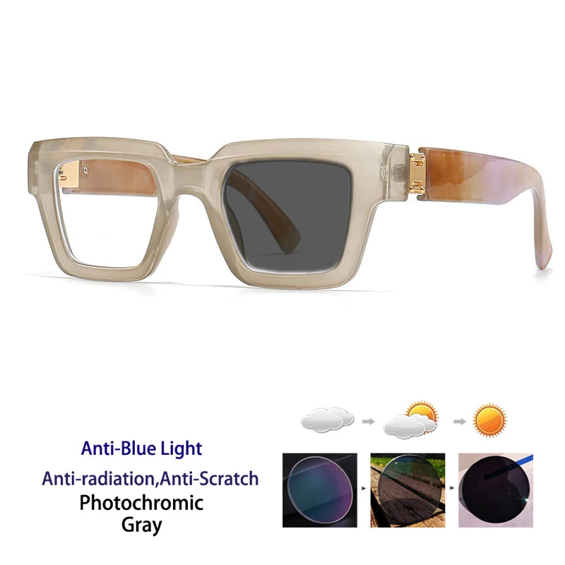 ClarityPop™ Luxe Reading Glasses – Blue Light Blocking + Photochromic