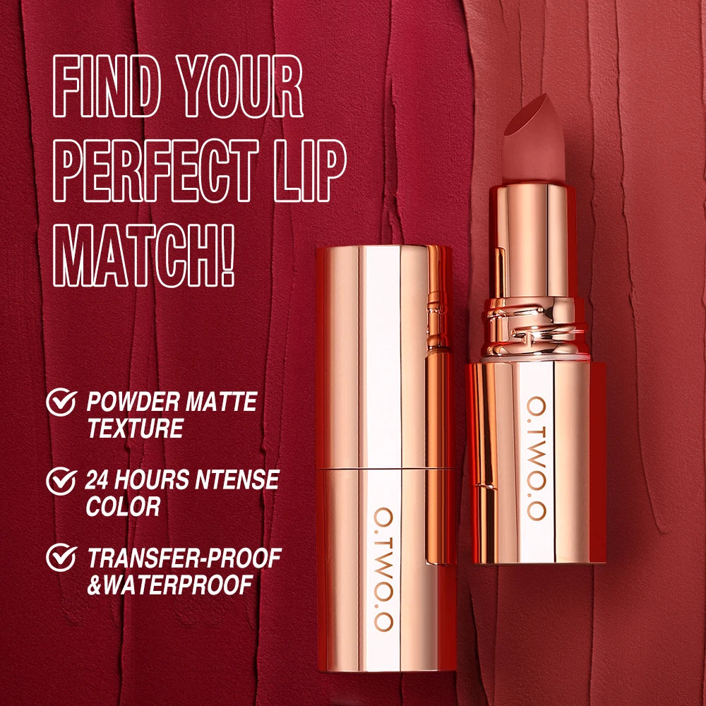 StayLuxe Matte Lipstick – 12HR Waterproof Wear