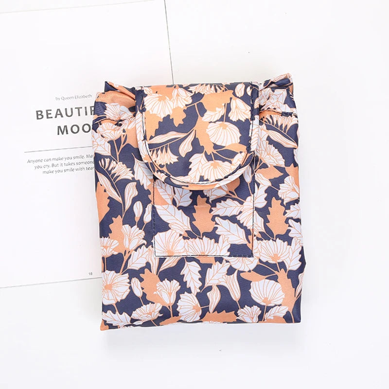 GlamFold Travel Cosmetic Bag – Waterproof Drawstring Pouch