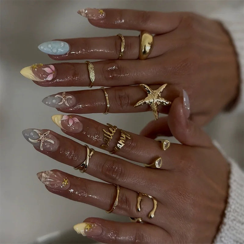 NoirPapillon Press-On Set