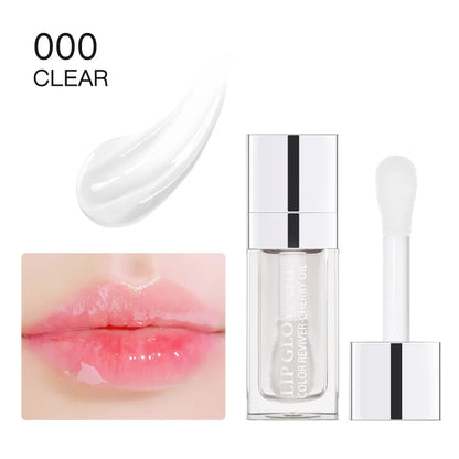 CherryCloud Lip Glow Oil – Plumping Serum Shine (6 Shades)