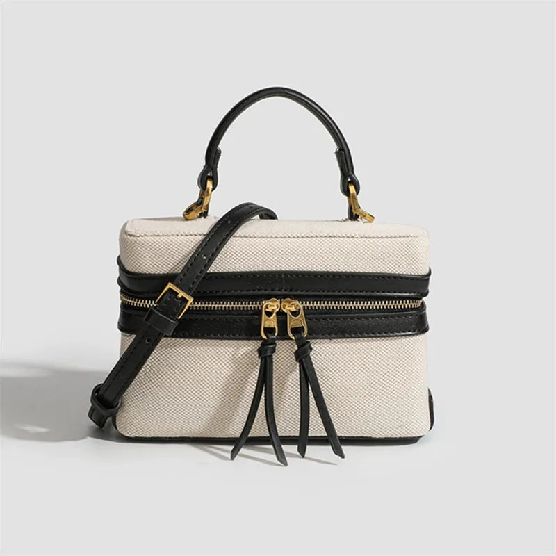 The Structure Edit — Canvas Box Shoulder Bag