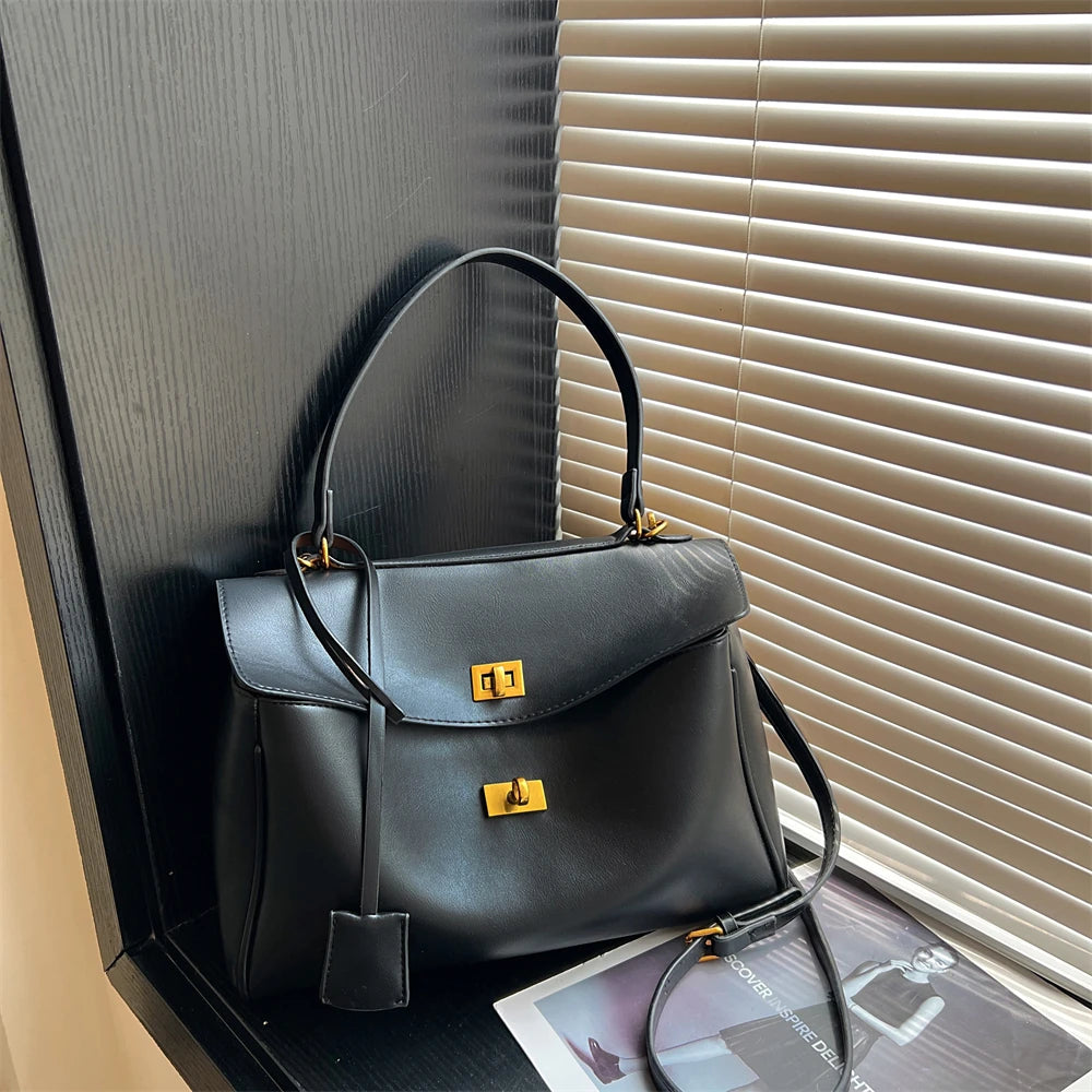 Marcelli Soft-Touch Shoulder Tote