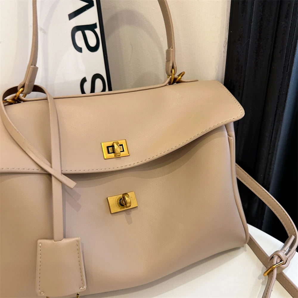 Marcelli Soft-Touch Shoulder Tote