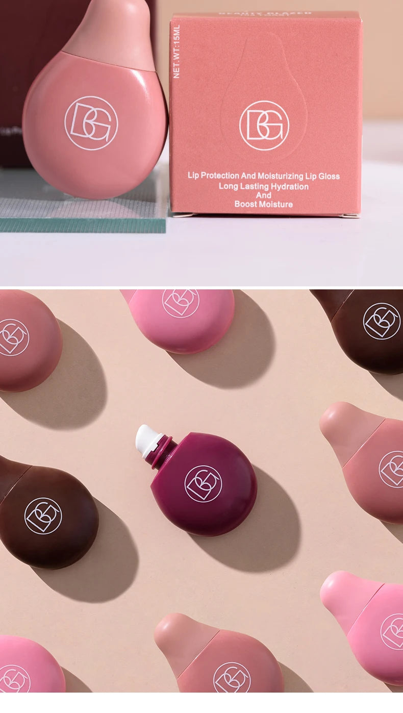 HydraGlossy™ Long-Lasting Lip Gloss by Beauty Glazed