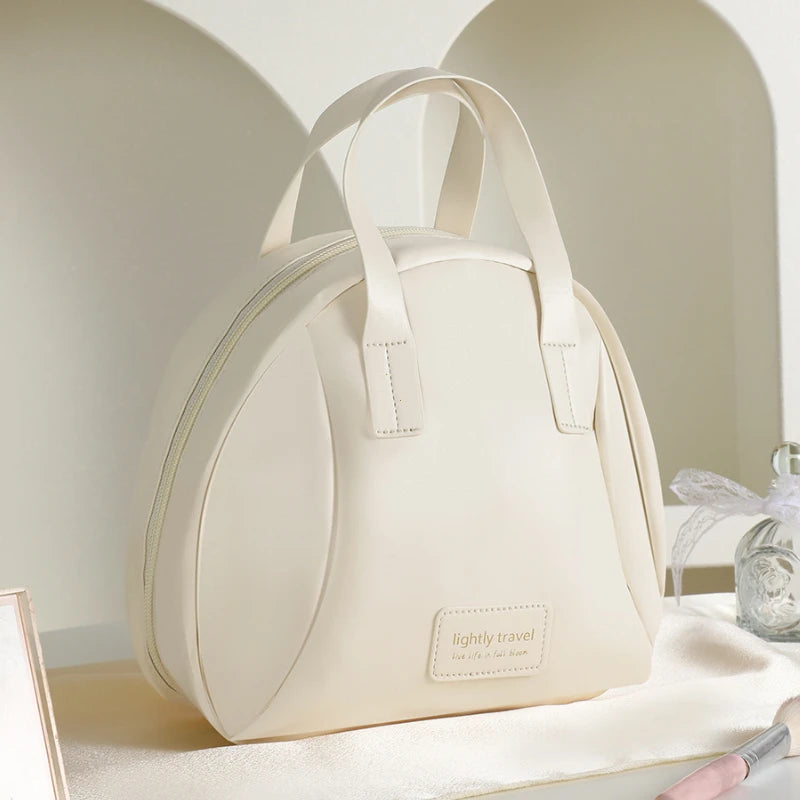 GlowCase™ PU Leather Makeup Bag – Waterproof Edition