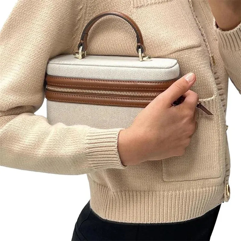 The Structure Edit — Canvas Box Shoulder Bag